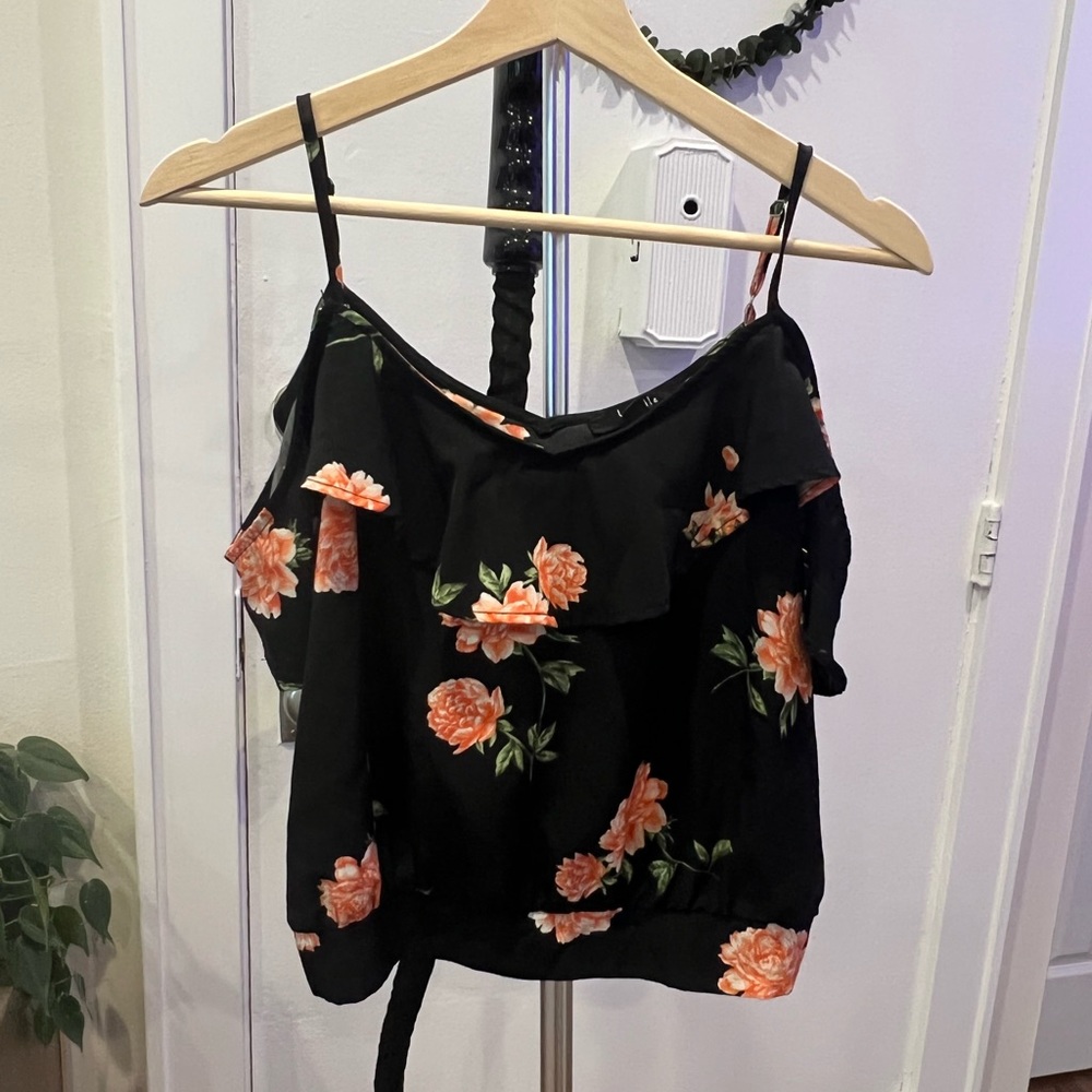 Lydelle Cold Shoulder Tank Top